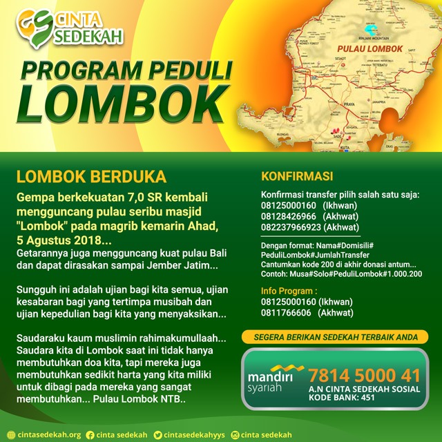 Program Peduli Lombok