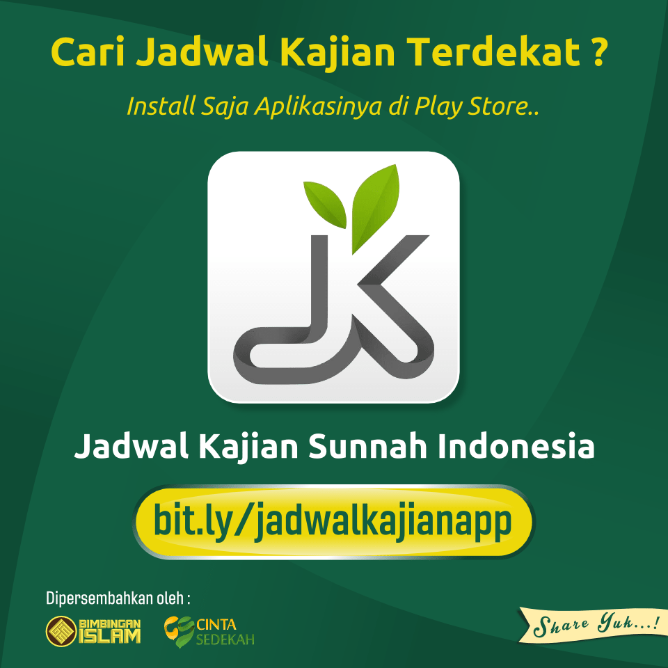 aplikasi jadwal kajian sunnah indonesia