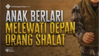 Anak Berlarian Melewati Depan Orang Shalat