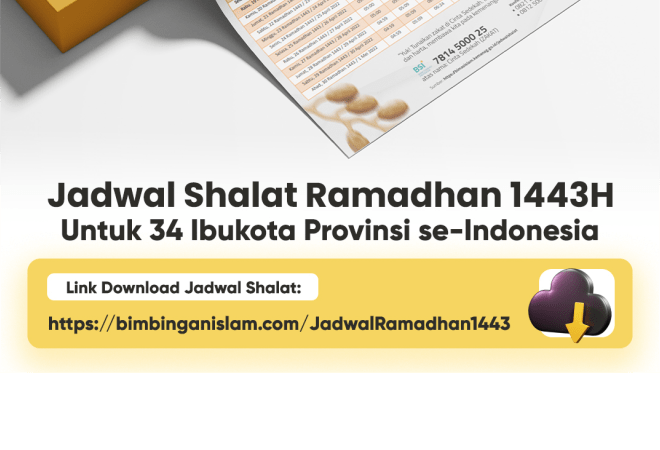 DOWNLOAD JADWAL SHALAT RAMADHAN 1443H 34 PROVINSI DI INDONESIA