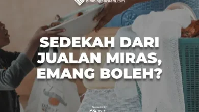 sedekah dari hasil jualan miras