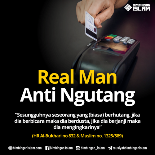 real man anti ngutang kartu kredit